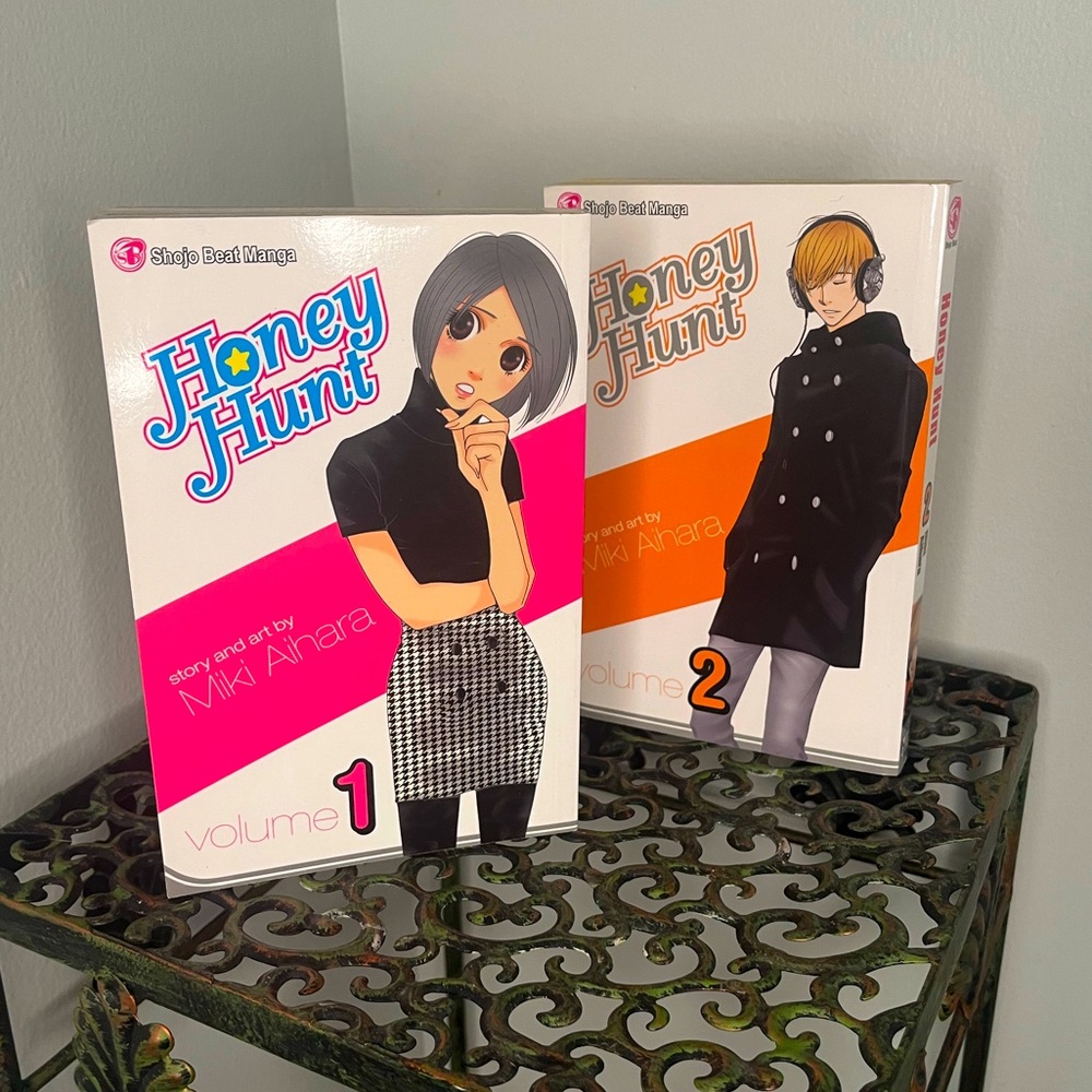 SHOJO BEAT MANGA Honey Hunt by Miki Aihara Volume 1 + 2 Book Graphic Novel